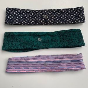 Bundle of 3 Lululemon Headbands